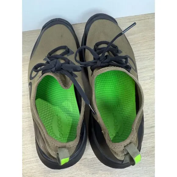 OOFOS OOMG Sport LS Low Shoes Men’s 11.5 Tactical Green Recovery Sneakers Cushio - Picture 11 of 11